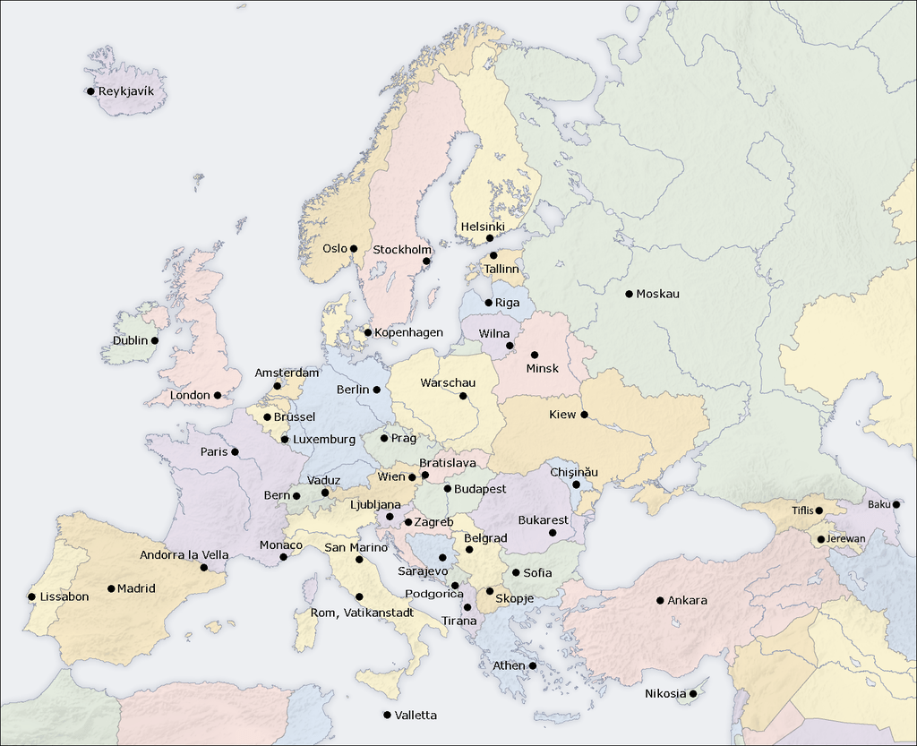 Hauptstädte Europas