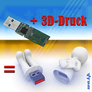 USB-Stick Teil 1: Gehäuse aus dem 3D Drucker