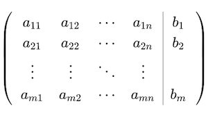 Matrizenrechnung 1: Matrix zum Lösen von Linearen Gleichungssystemen